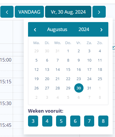 Kalender in vnext
