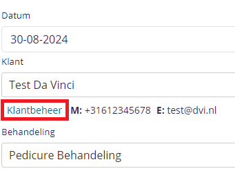 klantbeheer in afspraak