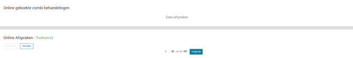 online geboekte afspraken